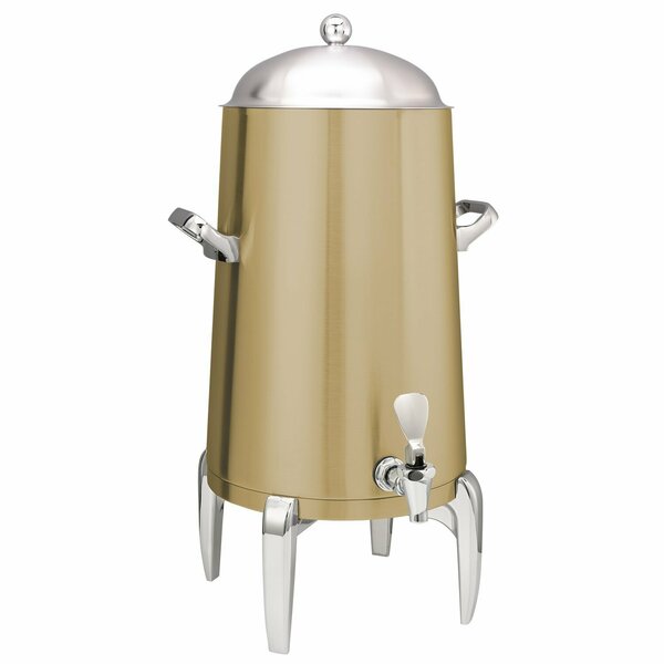 Service Ideas Flame Free Thermo-Urn Vintage Gold Modern Style Vacuum Insulated Urn, 5 Gallon URN50VVGMD